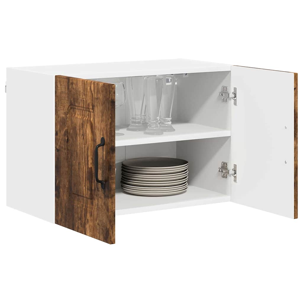 Küchenhängeschrank 2 pcs Geräucherte Eiche 60 x 31 x 40 cm